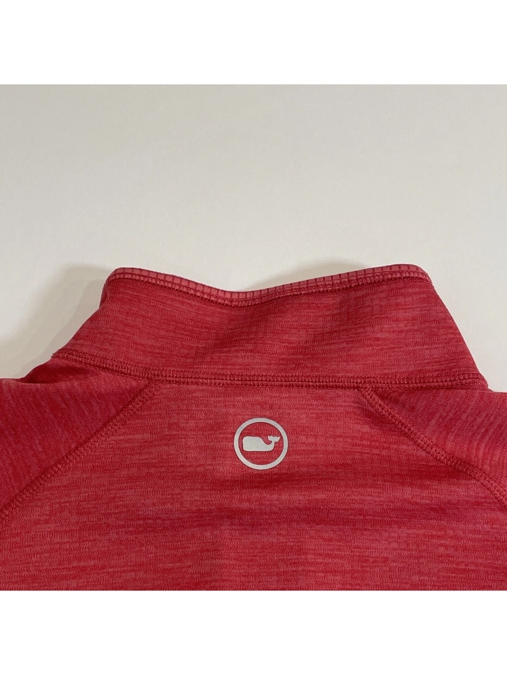 Vineyard Vines Men’s Sankaty Performance Quarter Zip Resort Red Pullover Small - Picture 7 of 8